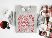 Load image into Gallery viewer, Merry Christmas Doodles (Red)