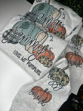 Load image into Gallery viewer, Pumpkin Personalized Crew