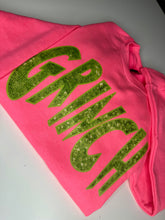 Load image into Gallery viewer, Green Grinch Faux Sequins