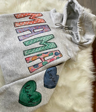 Load image into Gallery viewer, Vday MAMA Hearts on sleeve Sweatshirt