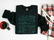 Load image into Gallery viewer, Merry Christmas Doodles (Green)