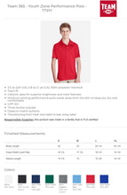 Load image into Gallery viewer, Academy Polo - Youth Fit (Emmorton Baptist Church)
