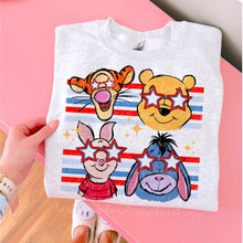 Load image into Gallery viewer, Winnie Pooh Patriotic
