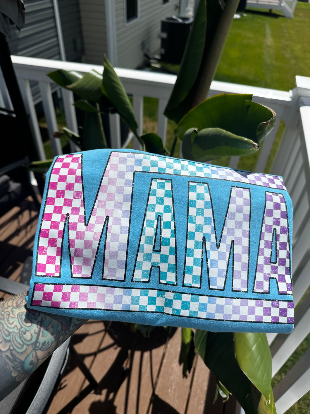 Checkered Mama (colorful)