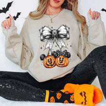 Load image into Gallery viewer, Mickey &amp; Minnie Pumpkins Bow
