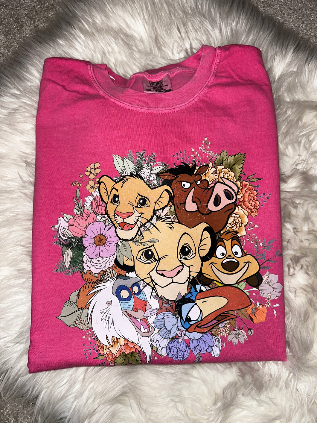 Retro Lion Floral