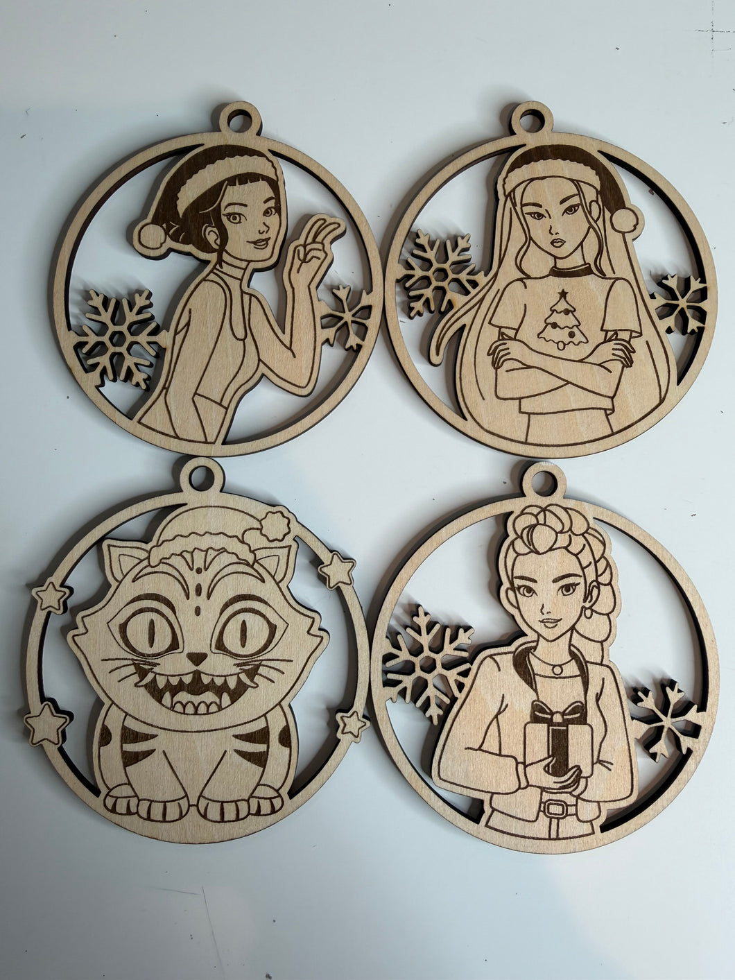 KPOP  Demon Hunters Wooden Ornament