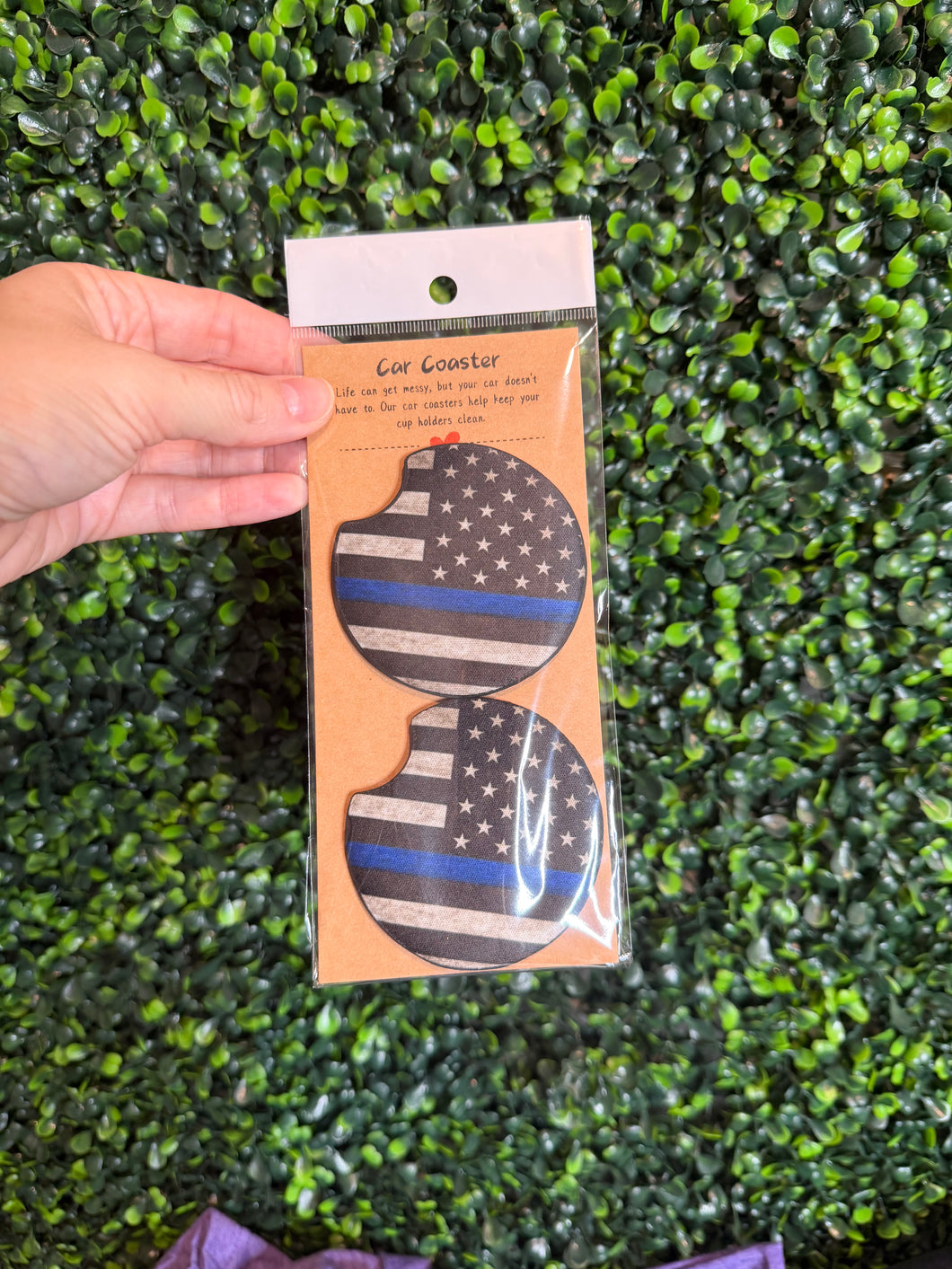 Blue Line Car Coasters