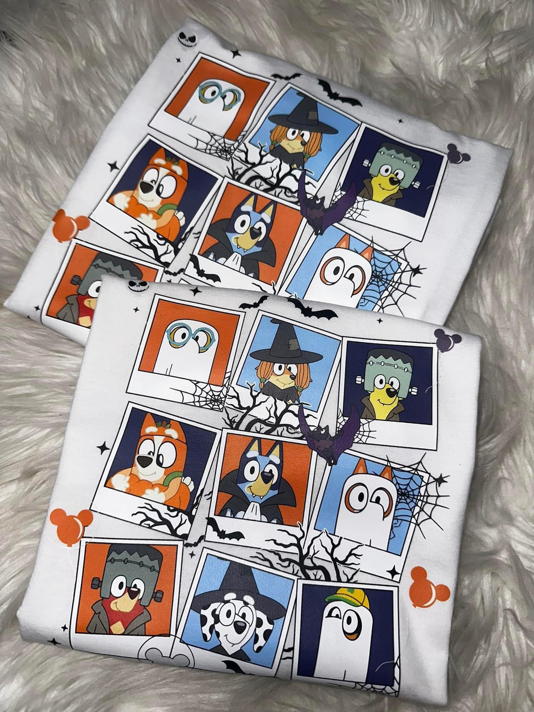 Bluey Halloween Polaroids