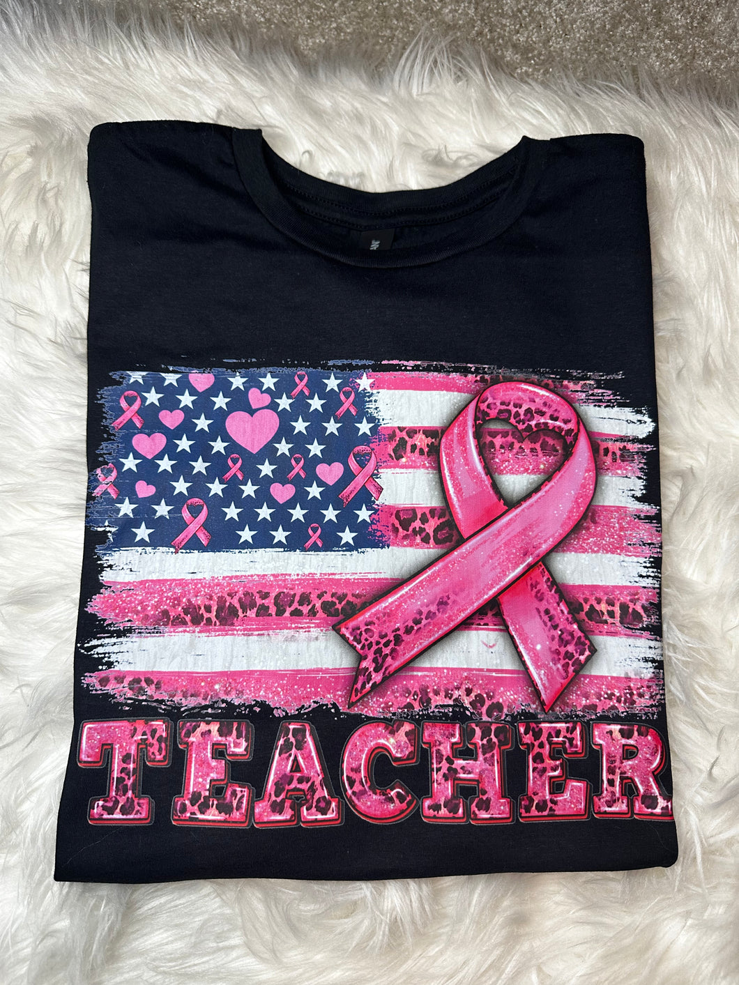 Teacher Pink Ribbon