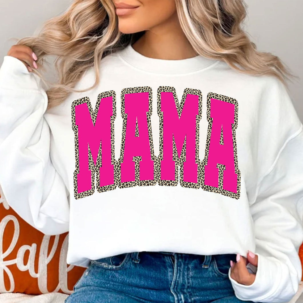 Bold Leopard Mama (Pink)