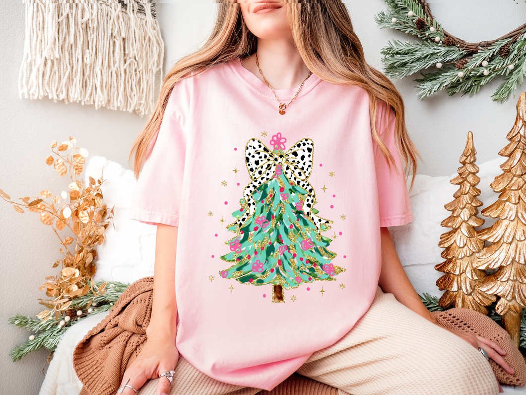 Preppy Coquette Christmas Tree