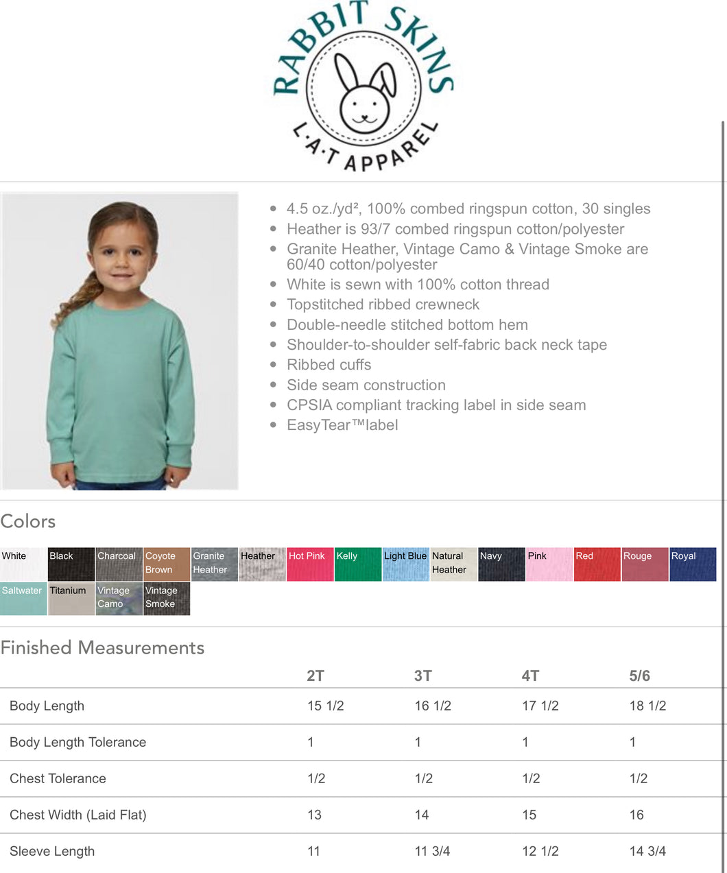 Toddler Long-Sleeve Upgrade