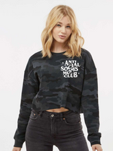 Load image into Gallery viewer, Anti Social Moms Cropped Sweatshirt
