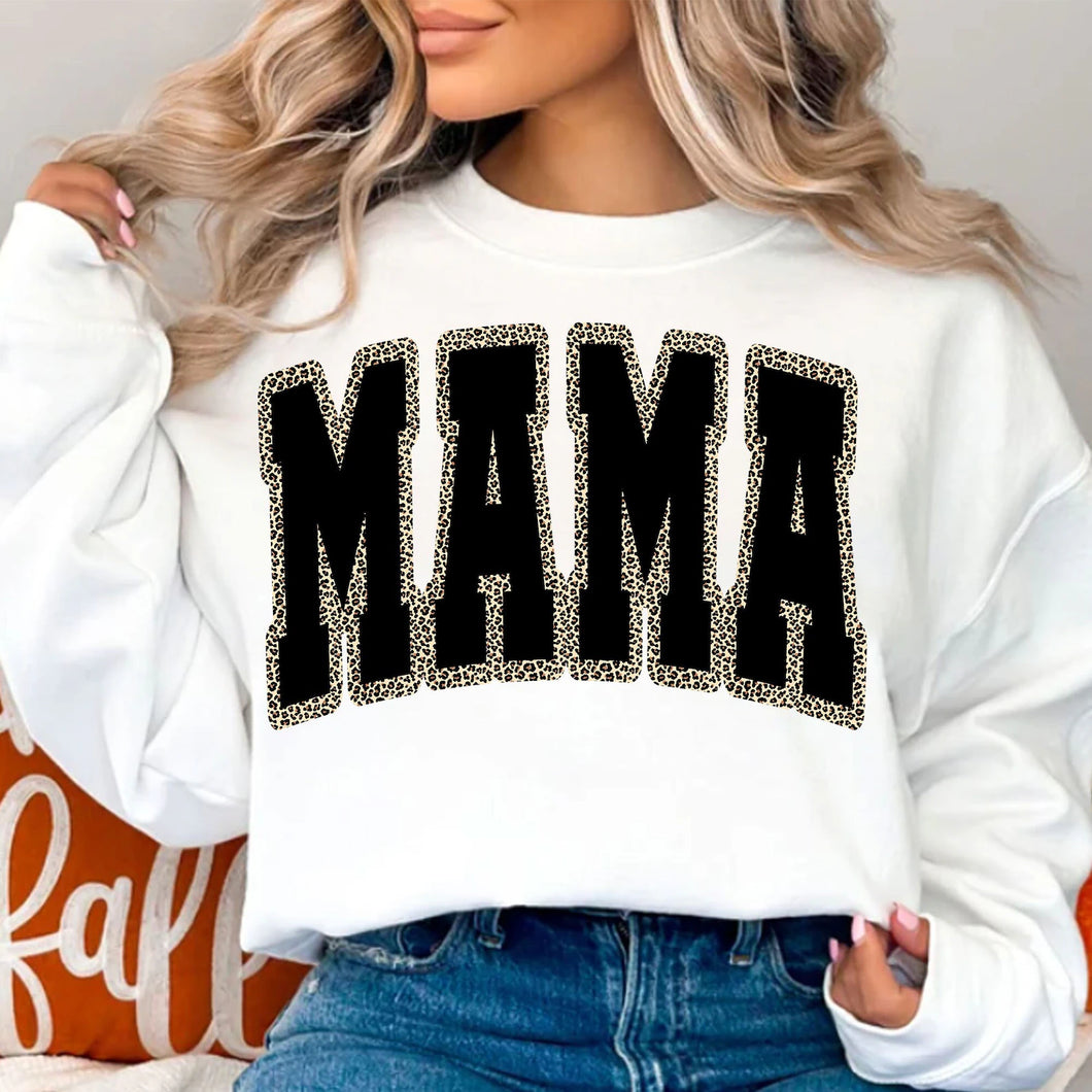 Bold Mama Leopard (Black)
