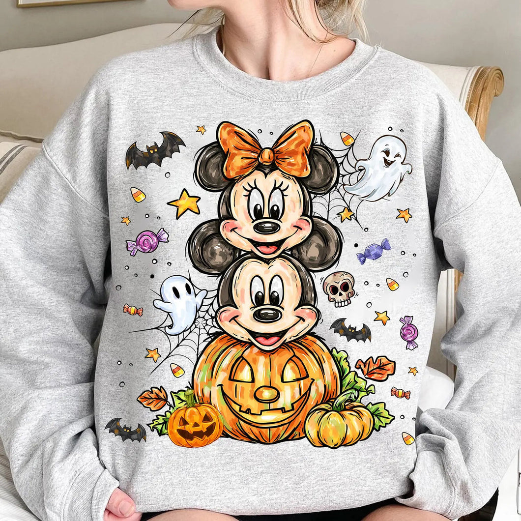 Mickey & Minnie Pumpkin Stack