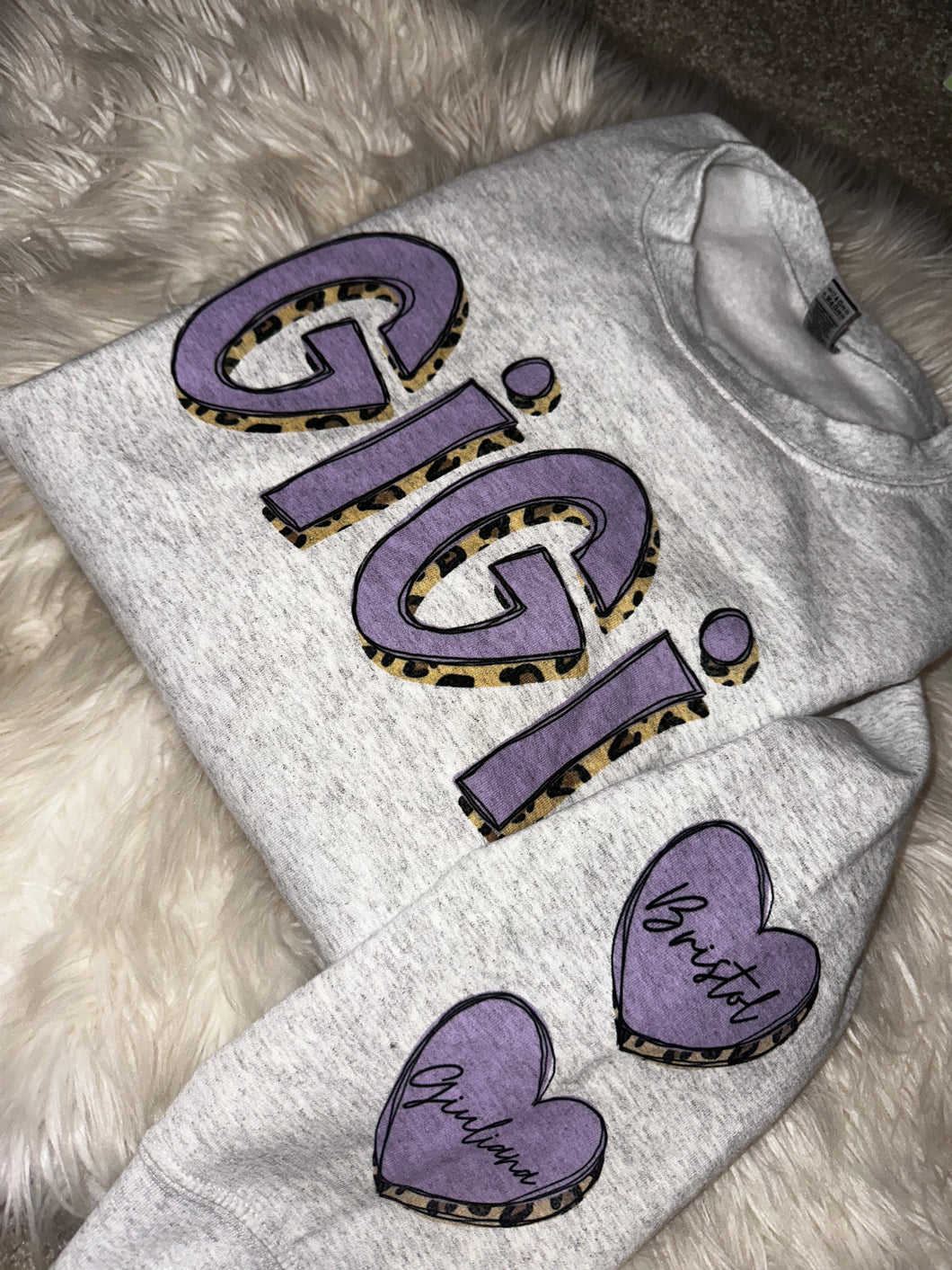 Personalized Purple Leopard