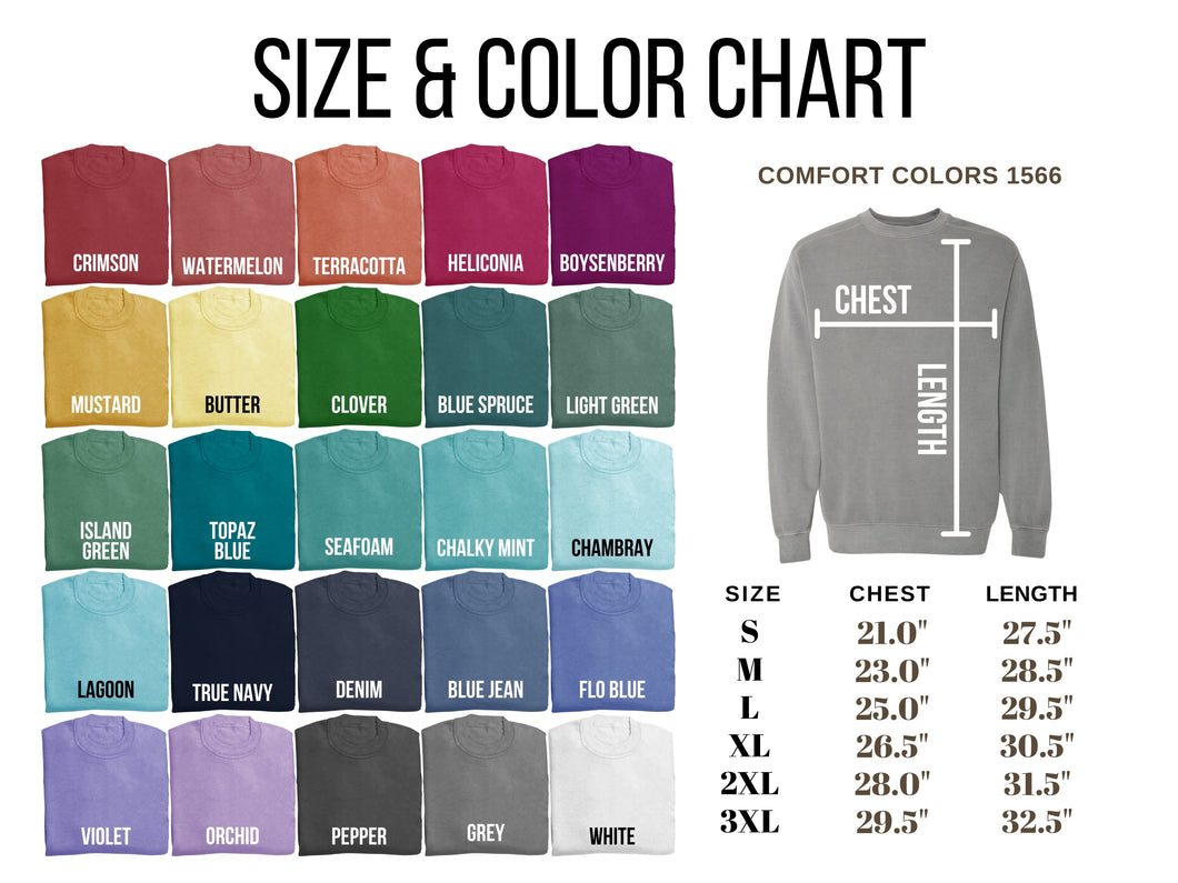 Comfort Colors Sweatshirt Upgrade