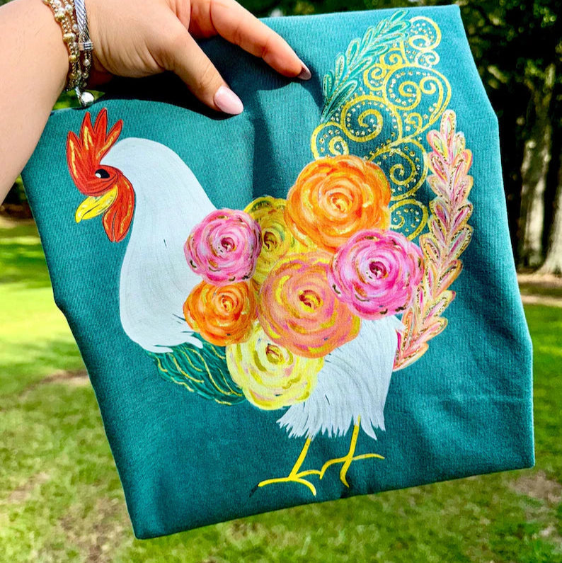 Floral Chicken