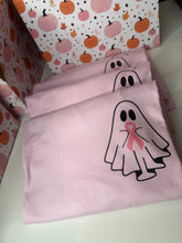 Load image into Gallery viewer, Breast Cancer Ghost Pocket Tee
