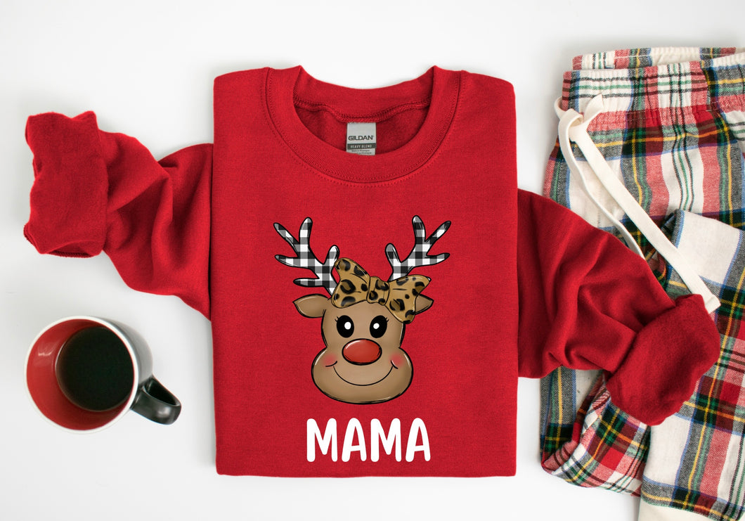 Reindeer with Bow Adult