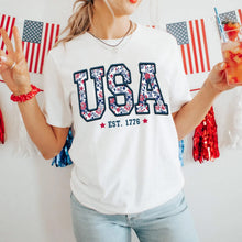 Load image into Gallery viewer, USA floral (Kids)
