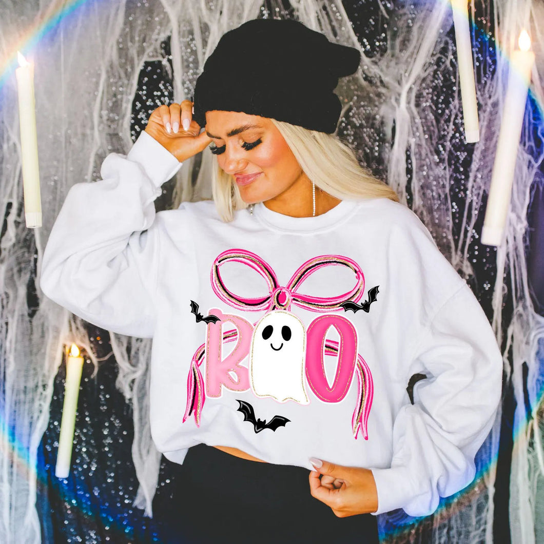 Pink Bow Ghost - Kids