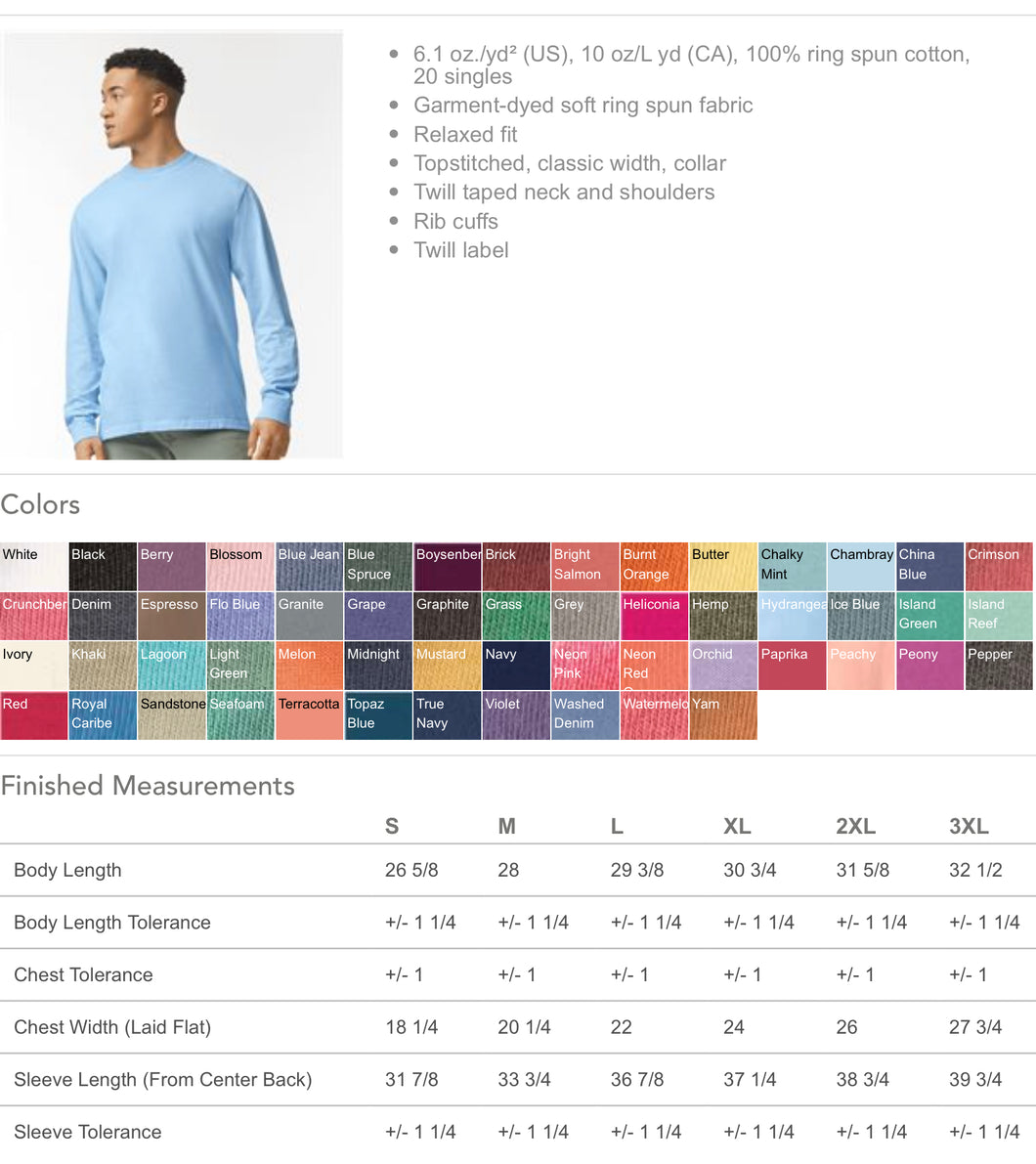 Color Comforts Long-Sleeve Upgrade