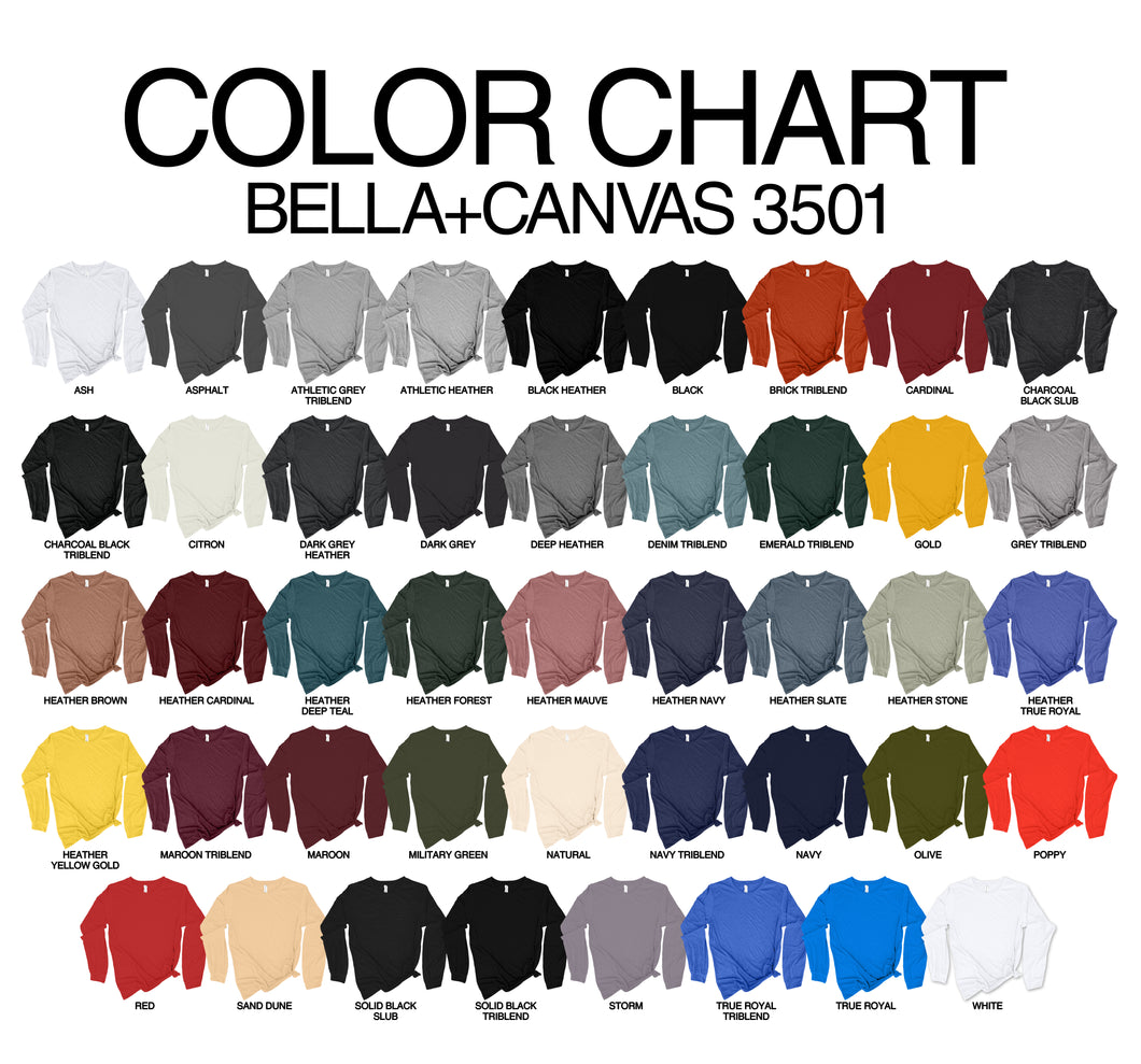 Bella Canvas Long-Sleeve Upgrade