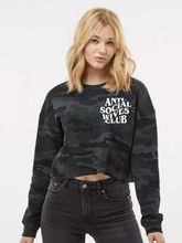 Load image into Gallery viewer, Anti Social Wives Cropped Sweatshirt
