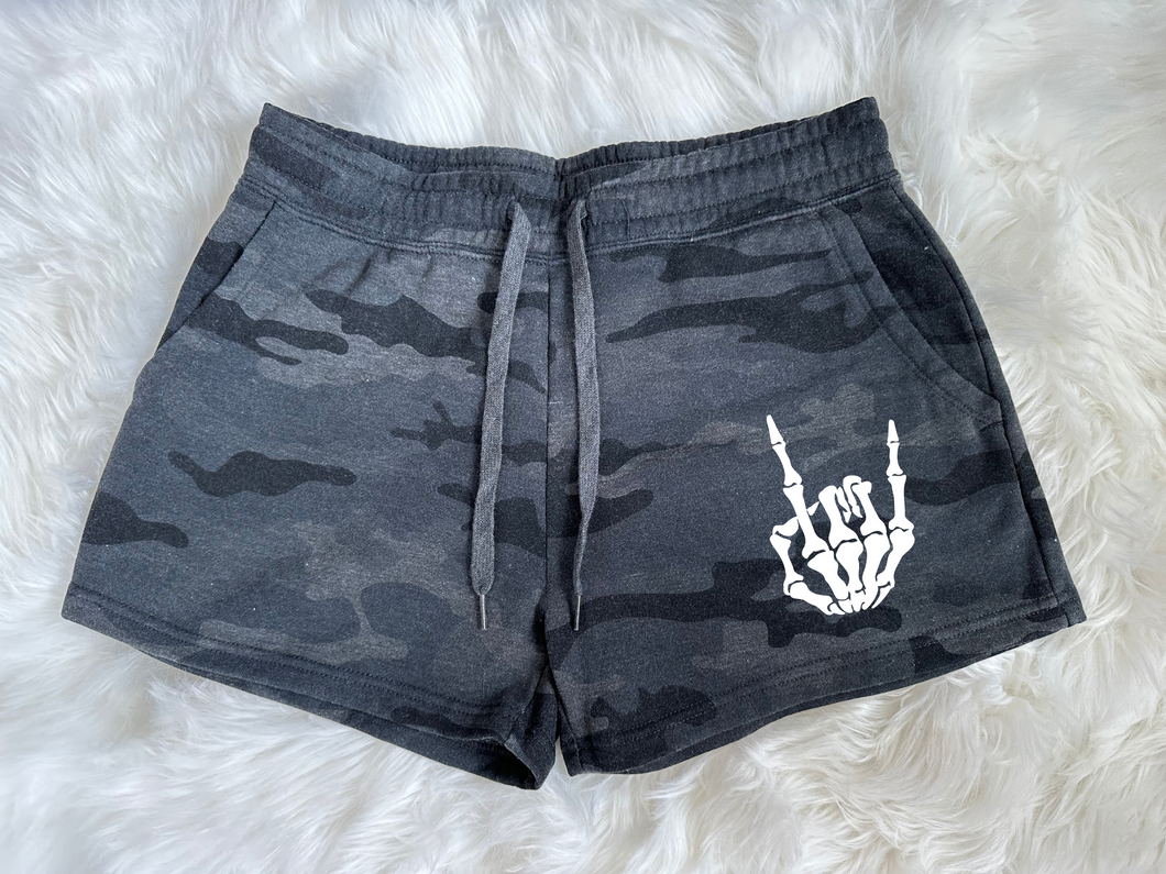 Skull Hand Shorts