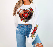 Load image into Gallery viewer, 49ers Heart
