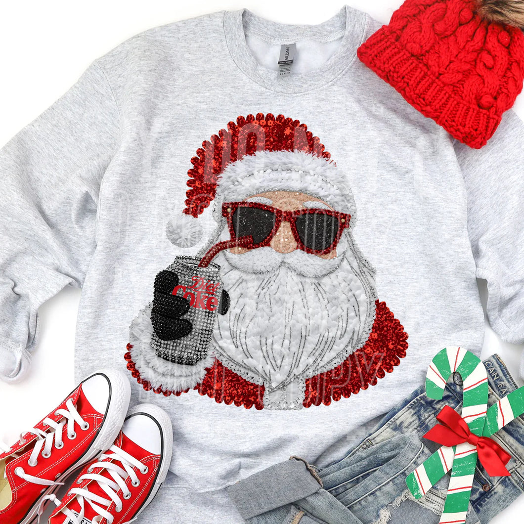 Santa Diet Coke