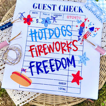 Load image into Gallery viewer, Hot Dogs Fireworks Freedom
