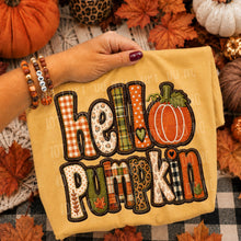 Load image into Gallery viewer, Hello Pumpkin Plaid

