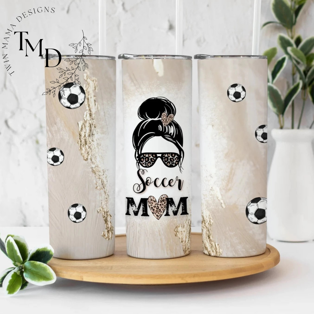 Soccer Mom Bun Tumbler