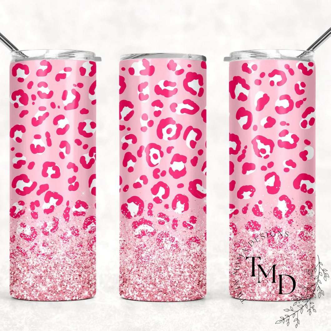 Pink Leopard Tumbler